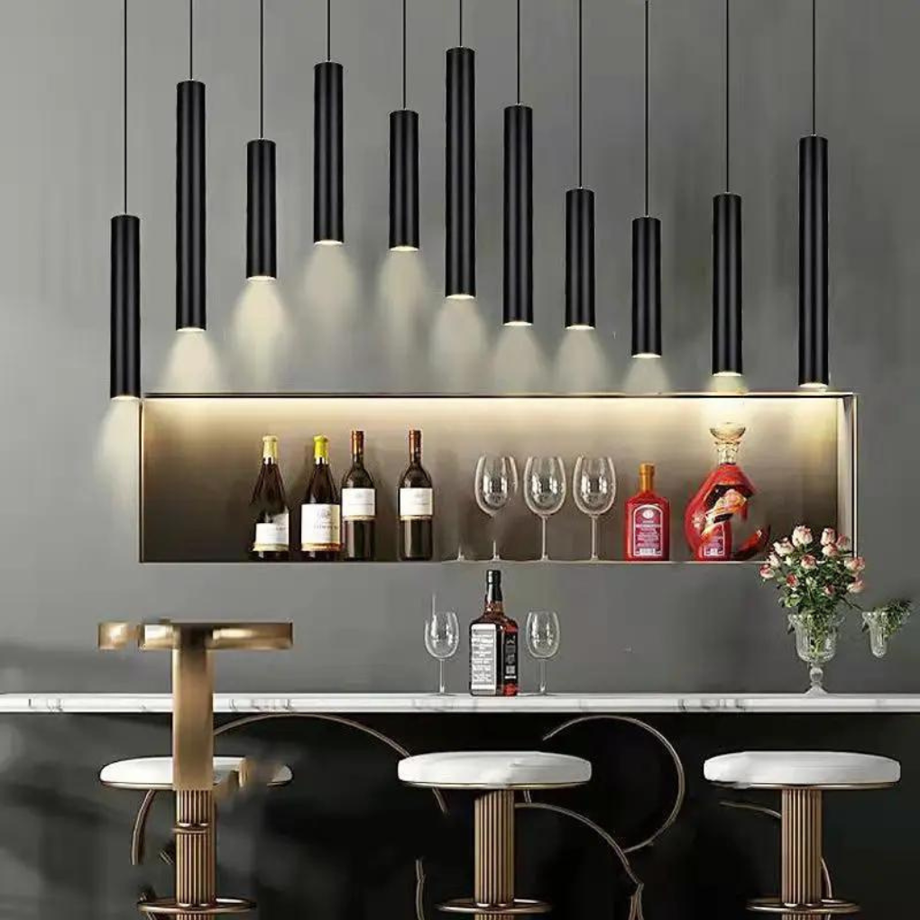 Pendant Lamp Long Down Light LED Ceiling Chandelier Modern 2024 Lamp Home Decor Dining Table Kitchen Nordic Retro Hanging Lights