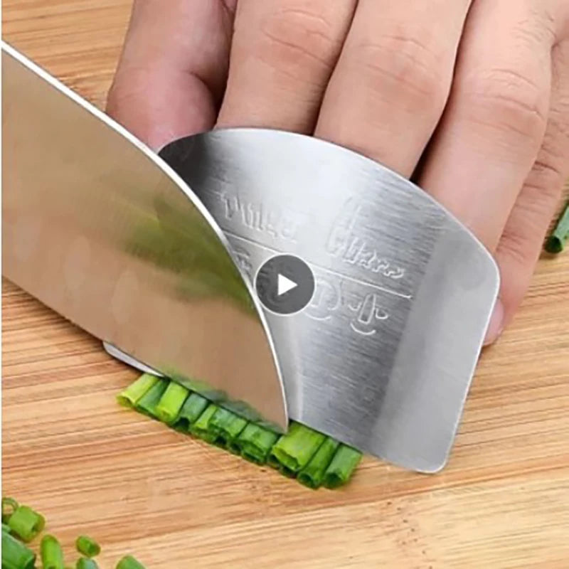 Protect Your Fingers While Cooking with the Stainless Steel Finger Protector