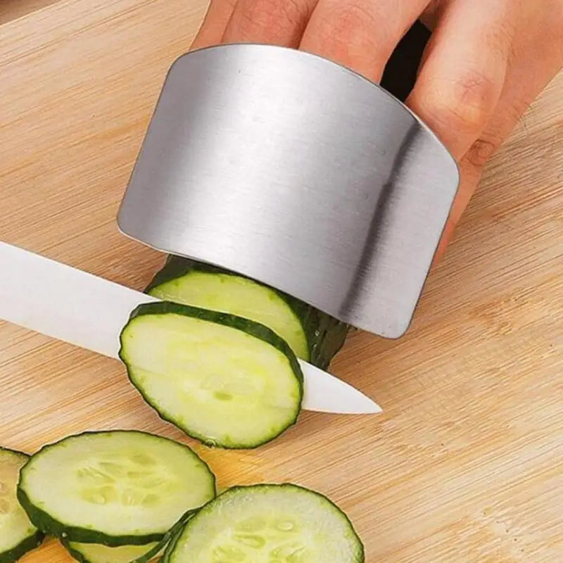 Protect Your Fingers While Cooking with the Stainless Steel Finger Protector