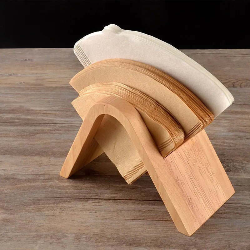 Elevate Your Coffee Experience with the Bamboo Coffee Filter Holder!