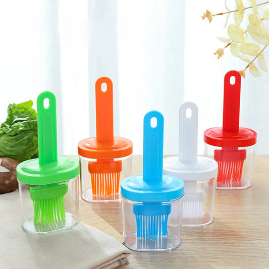 Silicone Oil Brush Temperature Resistant, Oil Bottle Baking Pancake Barbecue Cooking