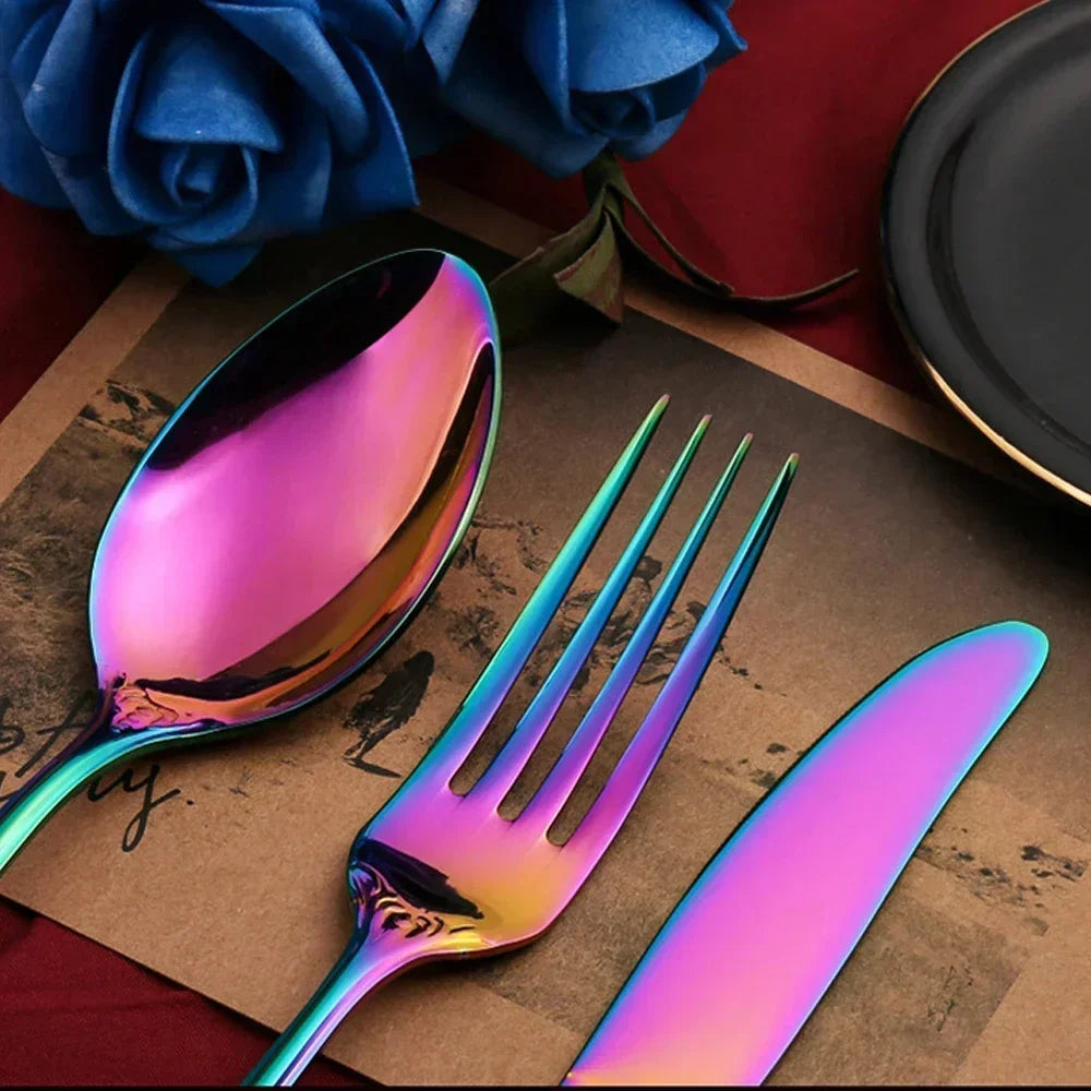 Golden Stainless Steel Cutlery Set Royal European