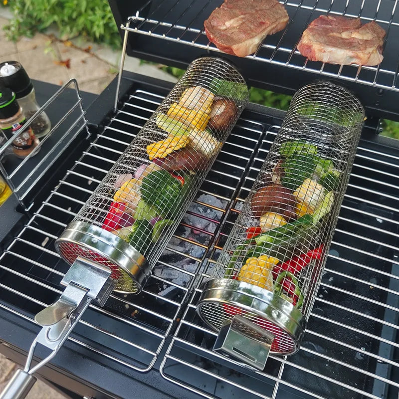 Portable Stainless Steel BBQ Cage