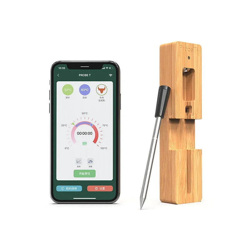 FULCOL Smart BBQ Bluetooth Meat Thermometer