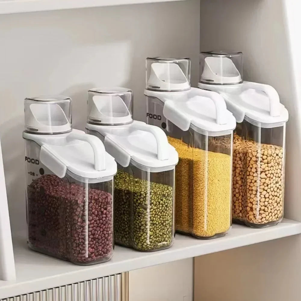 Food Grade Moisture-proof Leakproof Cereal Container Oatmeal Dispenser