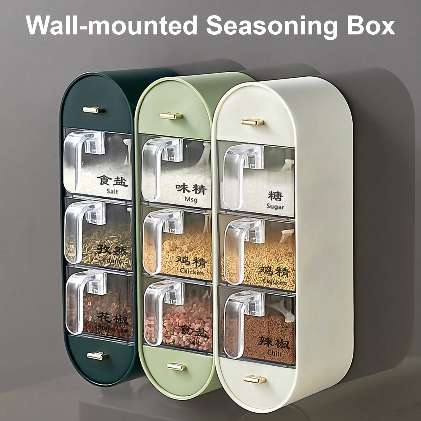 Maximize Your Kitchen Space with the Wall-Mounted Spice Rack Organizer