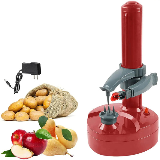 Automatic Electric Potato and Apple Peeler – Rotating Fruit and Vegetable Peeling Machine