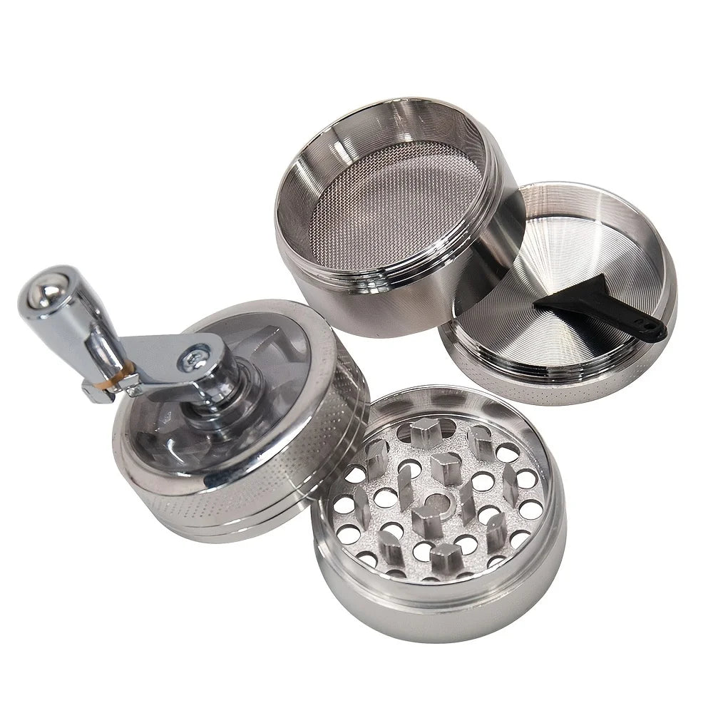 Eco-Friendly Stainless Steel Nut and Spice Grinder – Perfect for Nutmeg, Ginger, Rock Salt, and Peppercorns