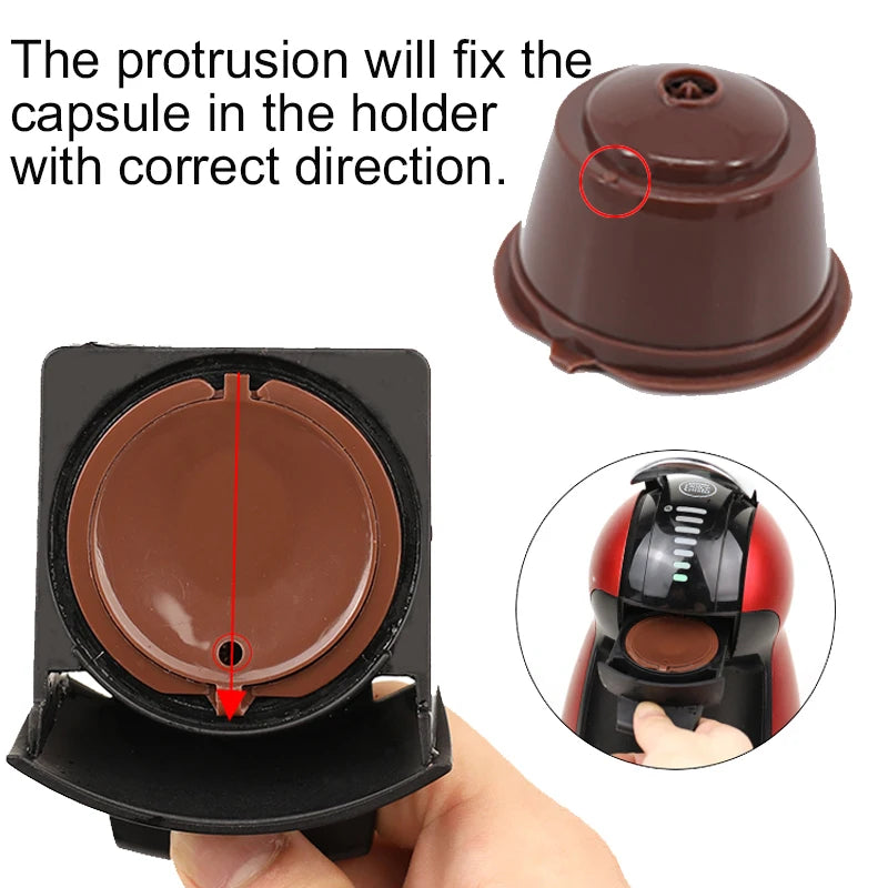 Brew Your Perfect Cup – Reusable Coffee Capsule Filter Cup for Nescafe Dolce Gusto Lovers!