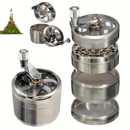 Eco-Friendly Stainless Steel Nut and Spice Grinder – Perfect for Nutmeg, Ginger, Rock Salt, and Peppercorns