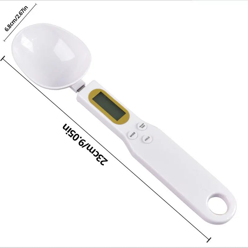 Accurate Measurements Made Easy with the 1Pc LCD Digital Adjustable Weighing Spoon