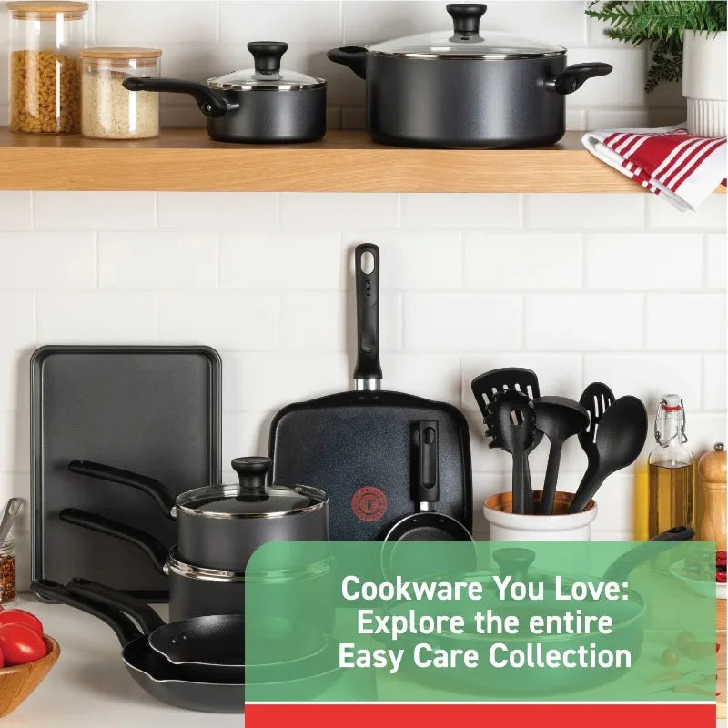 T-fal Easy Care Nonstick 20-Piece Cookware Set