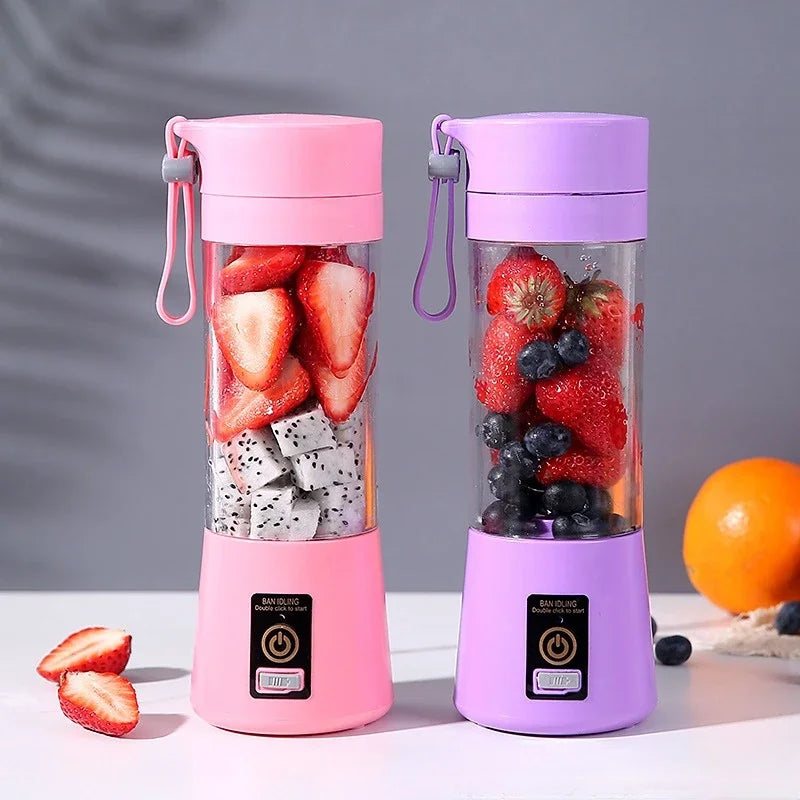 Rechargeable USB Electric Fruit Juicer & Handheld Smoothie Maker Blender