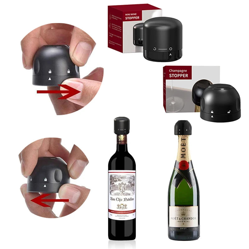 Vacuum Red Wine Bottle Cap Stopper