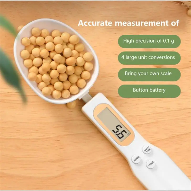 Accurate Measurements Made Easy with the 1Pc LCD Digital Adjustable Weighing Spoon