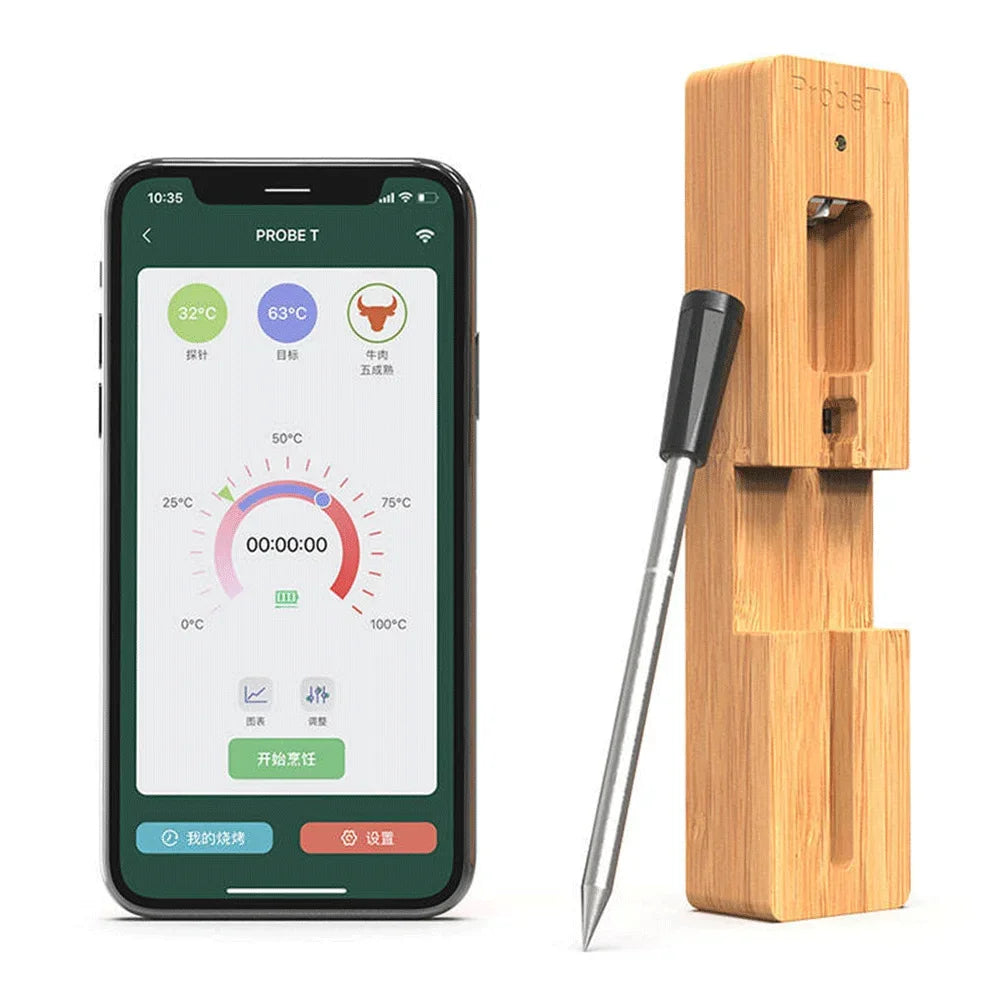 FULCOL Smart BBQ Bluetooth Meat Thermometer