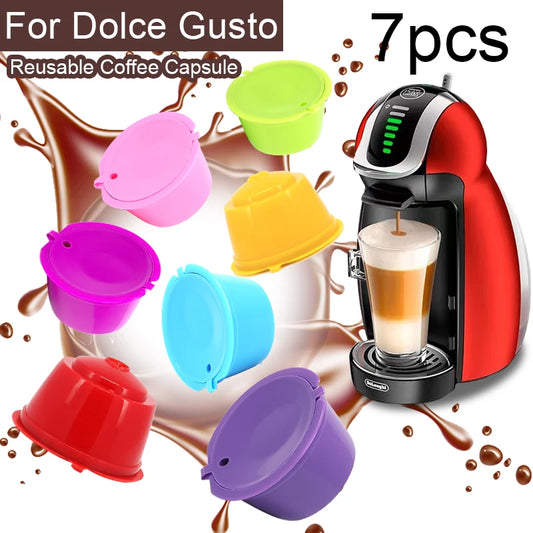 Brew Your Perfect Cup – Reusable Coffee Capsule Filter Cup for Nescafe Dolce Gusto Lovers!