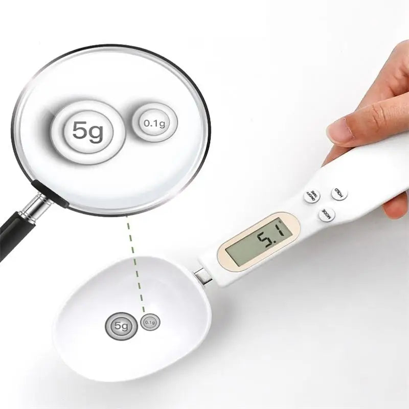 Accurate Measurements Made Easy with the 1Pc LCD Digital Adjustable Weighing Spoon