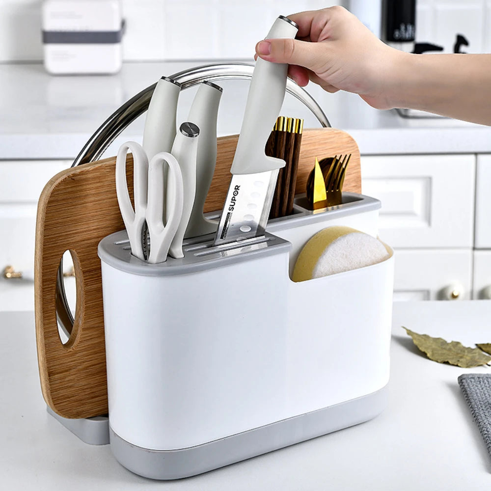 Multifunctional Kitchen Tool Storage Rack – Organize Your Kitchen Essentials