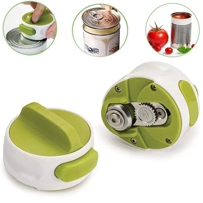 Portable Manual Can Opener – Compact Kitchen Gadget for Easy Use