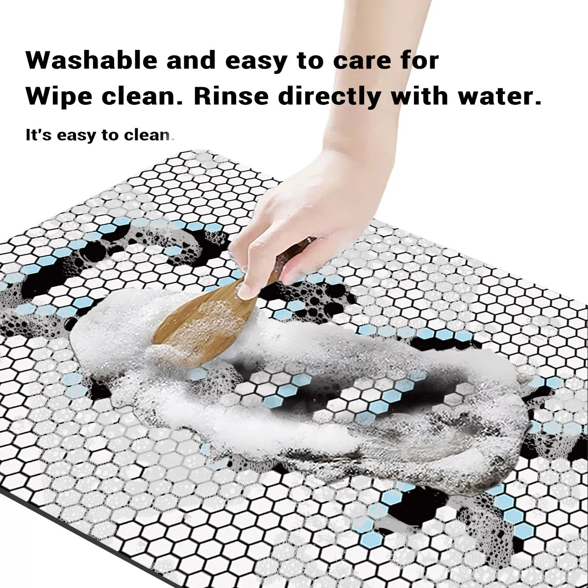 Ultra Absorbent Anti-Fatigue Kitchen Floor Mat – Non-Slip, Waterproof & Washable