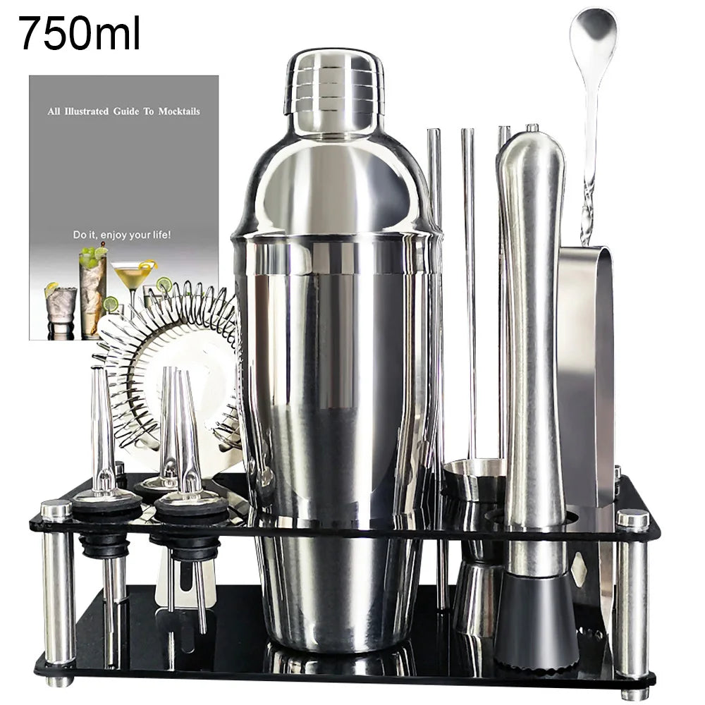 Boston Cocktail Shaker Bar Tools Wine Mixer Set