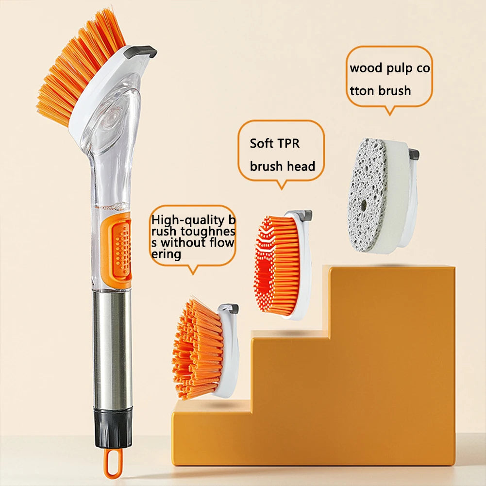 Effortless Cleaning with the Soap Dispensing Dish Washing Brush – A Must-Have Kitchen Accessory