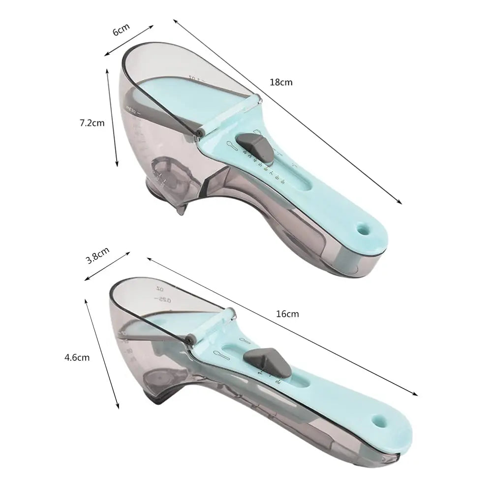 KEMORELA Adjustable Measuring Cups and Spoons set