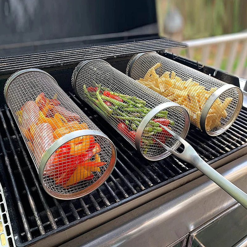 Portable Stainless Steel BBQ Cage