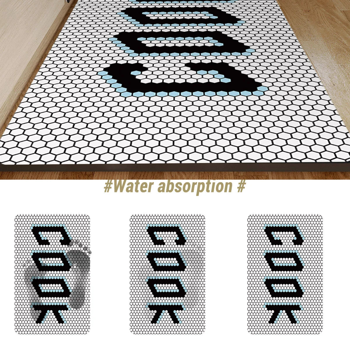 Ultra Absorbent Anti-Fatigue Kitchen Floor Mat – Non-Slip, Waterproof & Washable