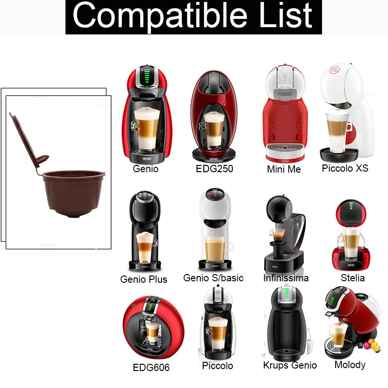 Brew Your Perfect Cup – Reusable Coffee Capsule Filter Cup for Nescafe Dolce Gusto Lovers!