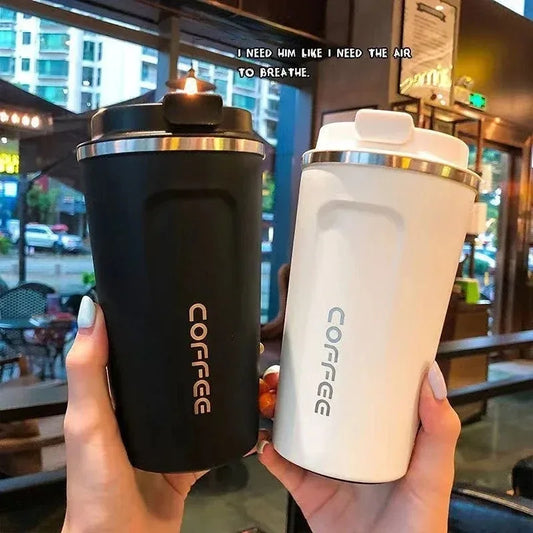 510ml Stainless Steel Travel Mug - Leak-Proof Thermal Coffee Cup