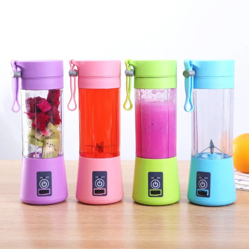 Rechargeable USB Electric Fruit Juicer & Handheld Smoothie Maker Blender